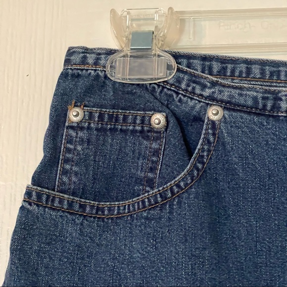 Old Navy Blue Jeans, Button Down Jean Skirt, Size 8 - Picture 3 of 7